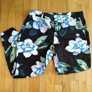 Banana Republic Avery Hawaiian Print Pants
